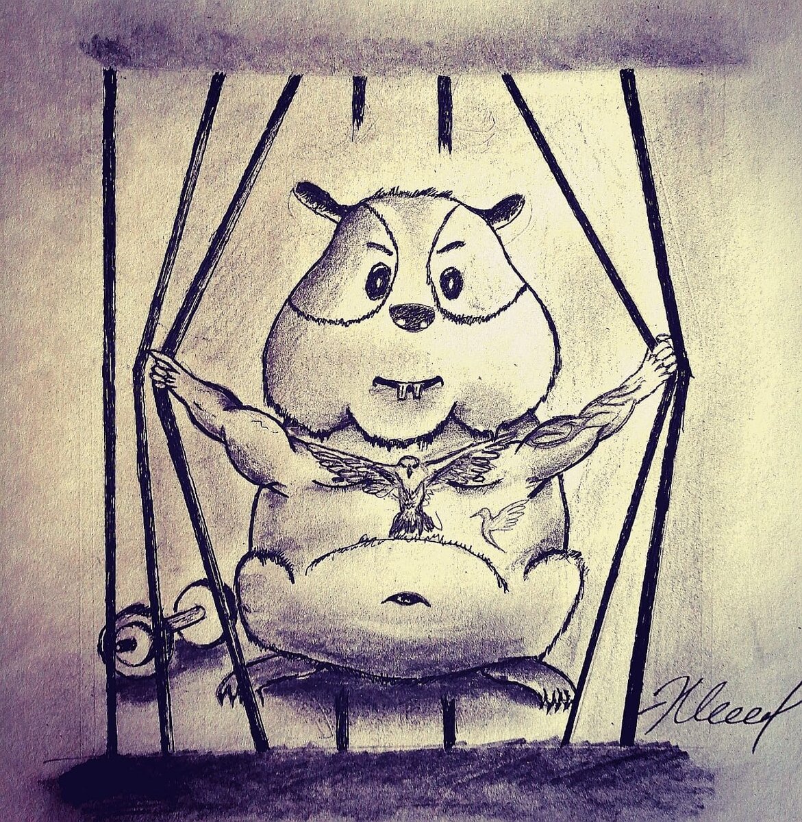 рисунки старательного Эдуарда Железкова