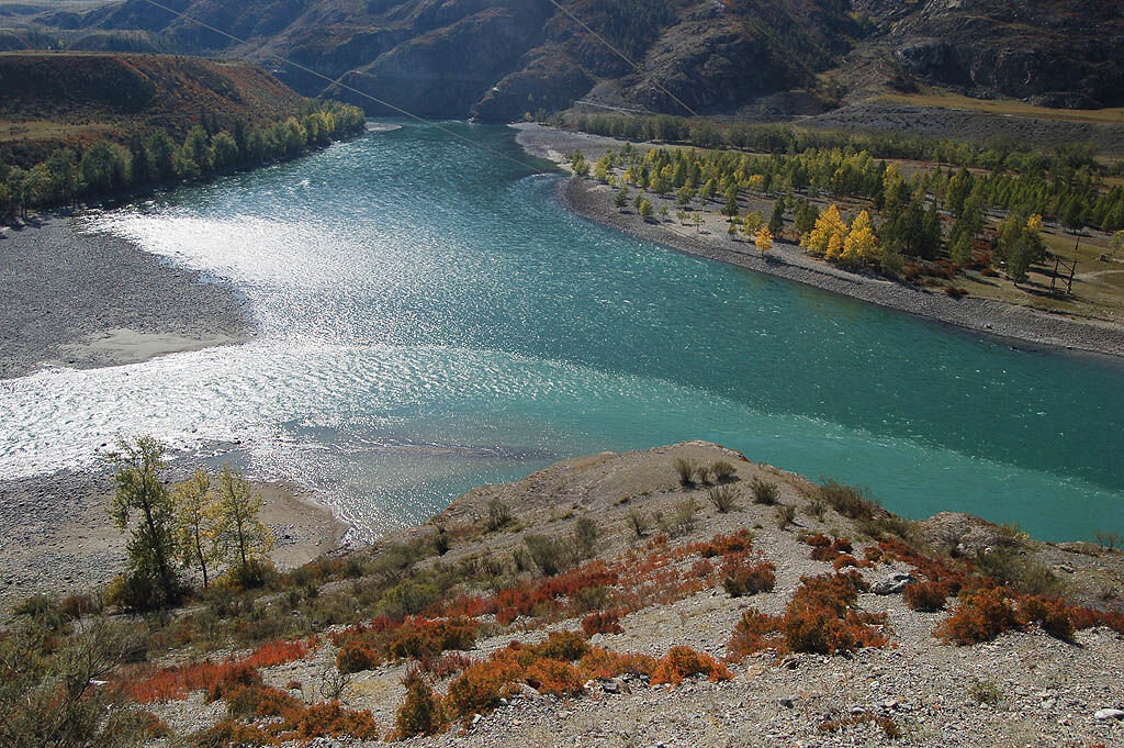 Река места