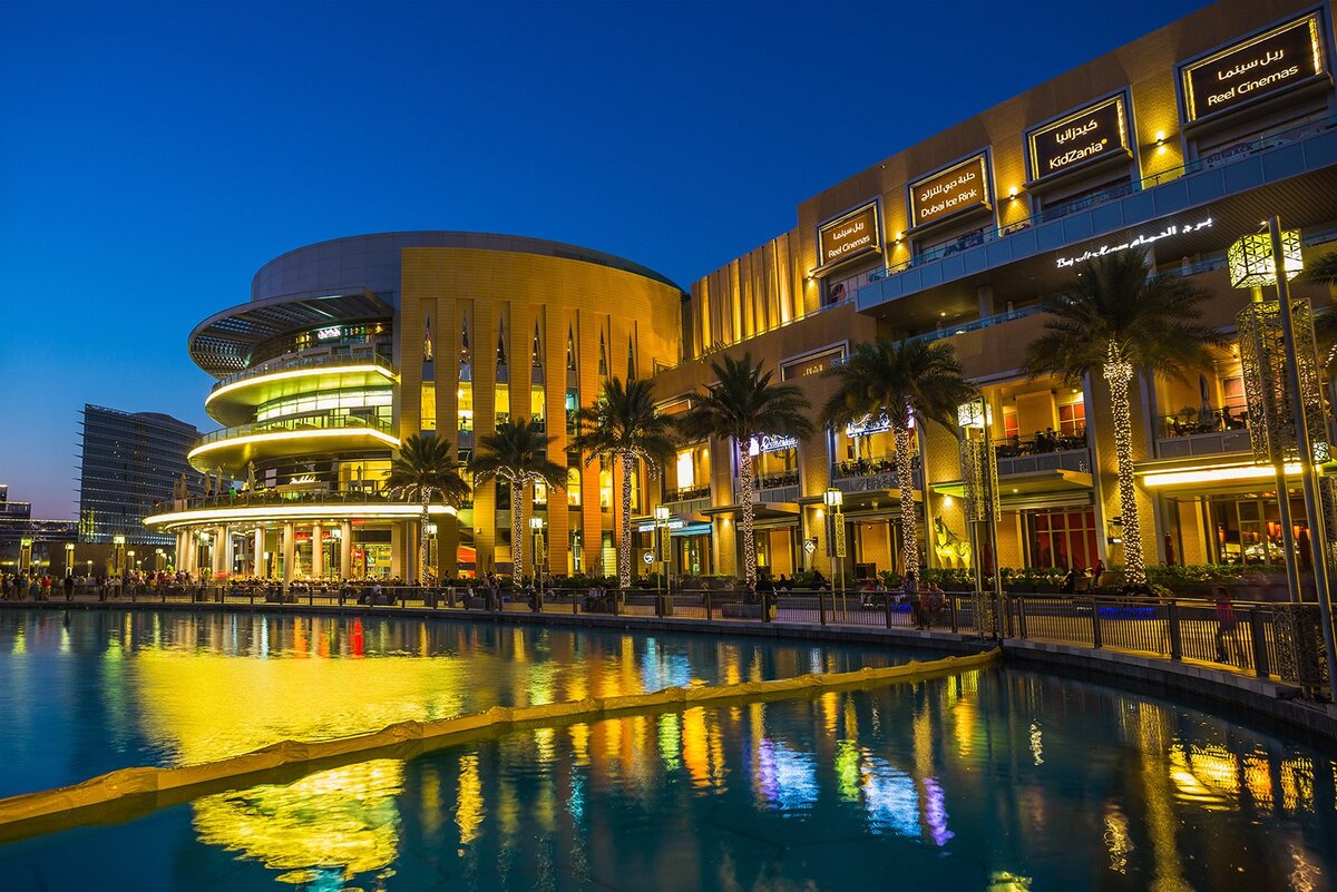 Самые большие торговые центры в Дубае