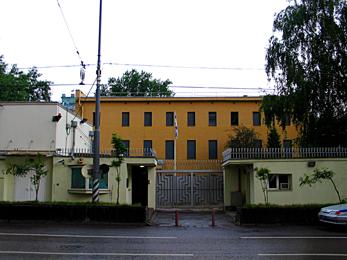 Посольство Израиля в Москве. Фото с сайта Википедия.