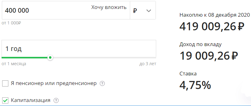 Самый большой процент вклада в сбербанке