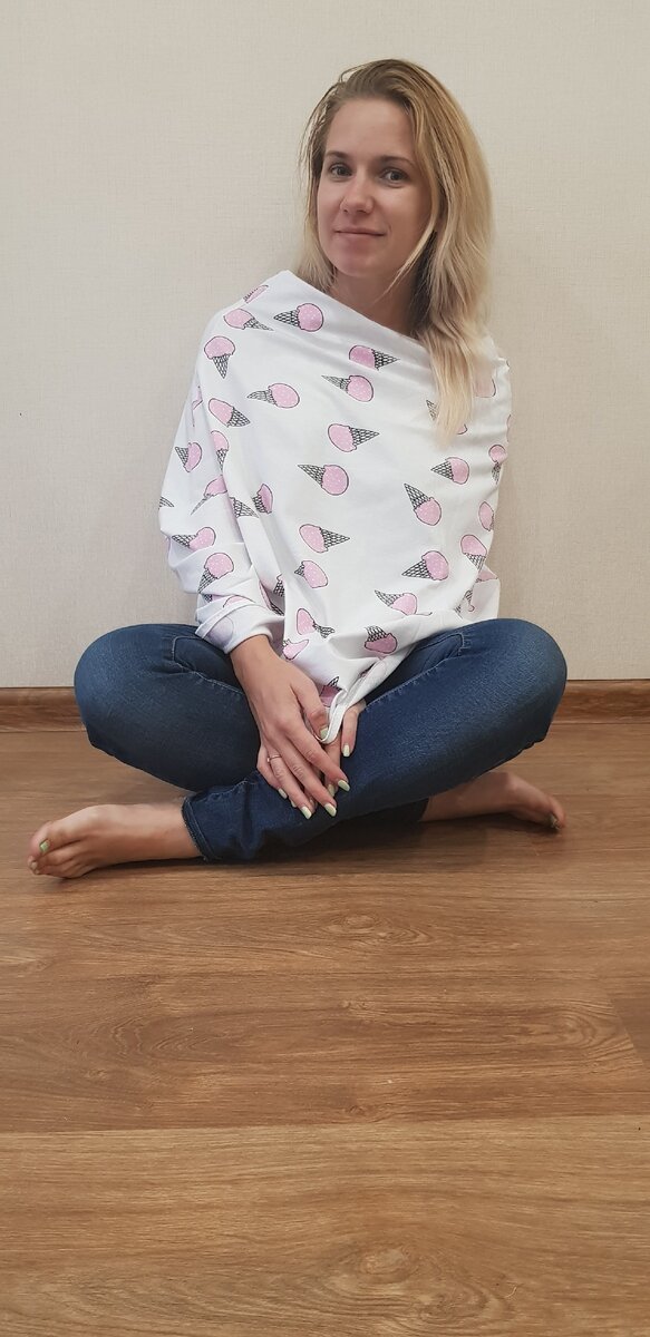 Милкснуд для мамы девочки. Дочке сшили шапочку из этого же материала