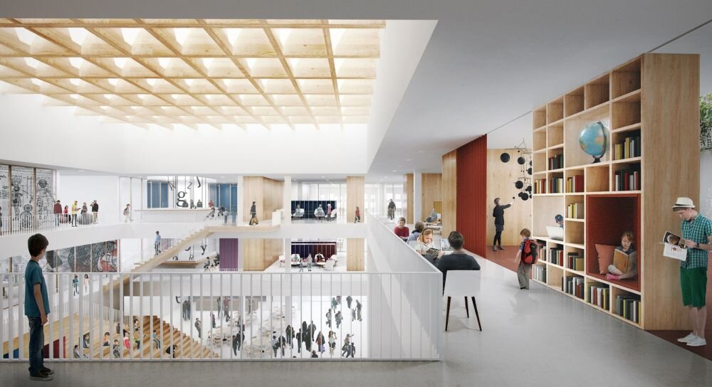 Школа Яткясаари в Хельсинки