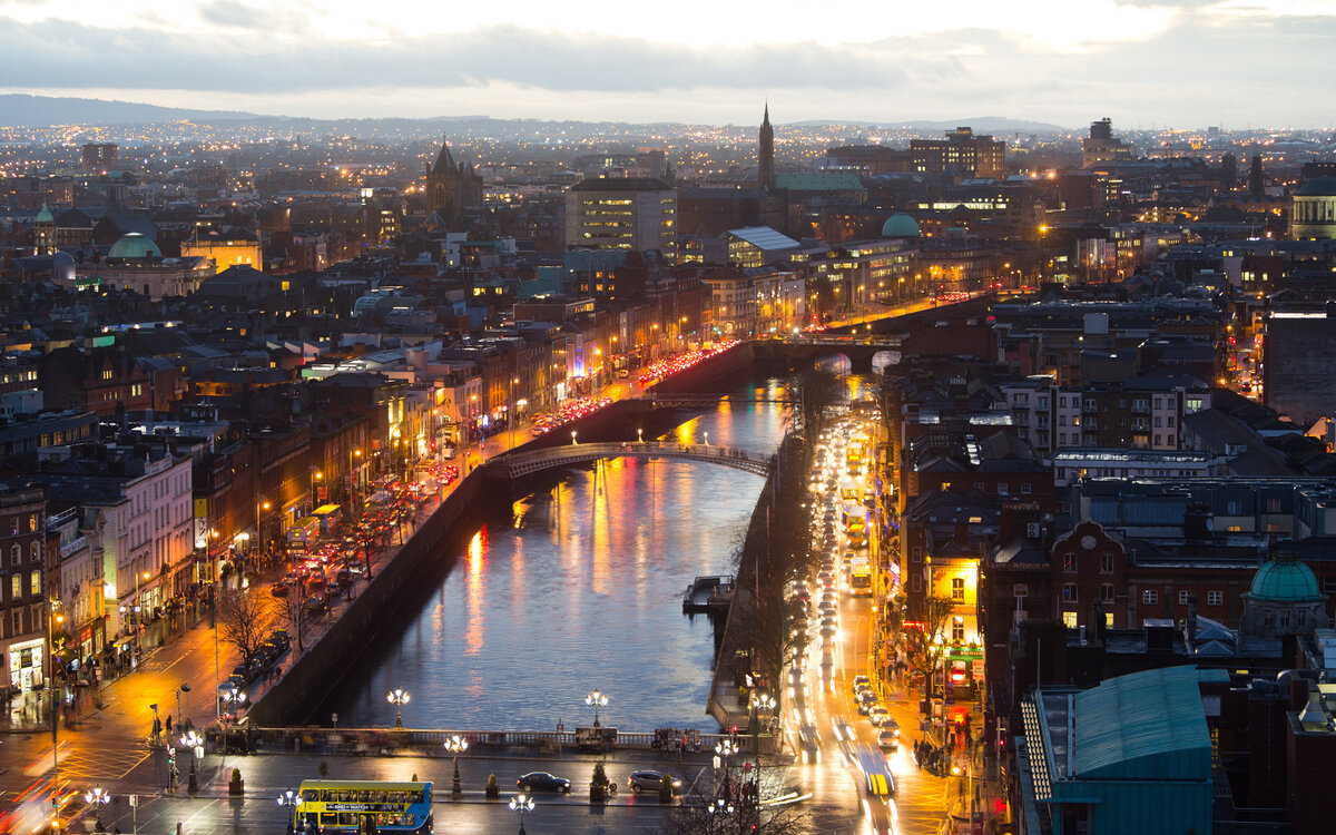 Вечерний Дублин