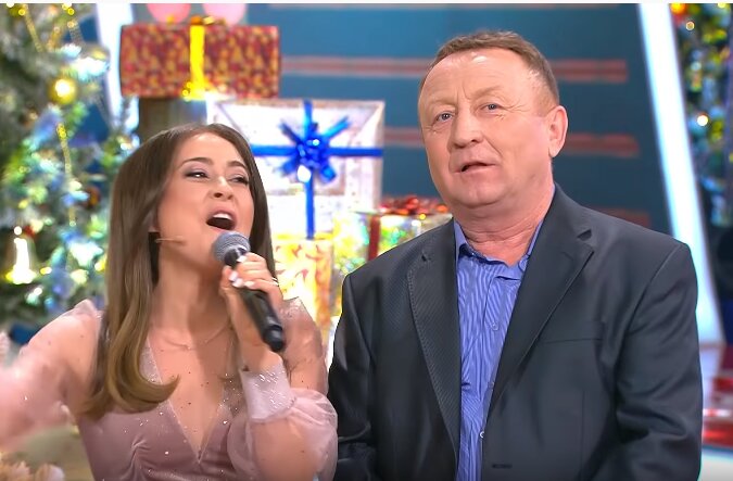 Кадр из новогоднего розыгрыша. 