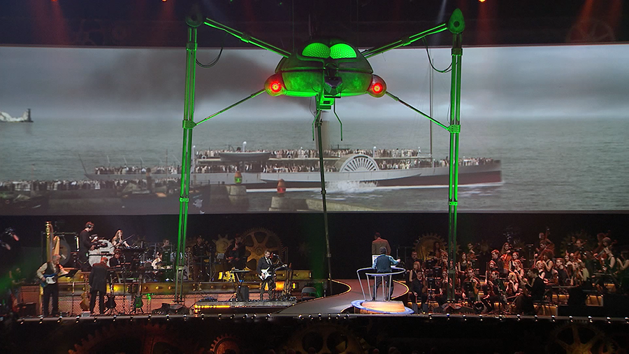 Фрагмент концерта "Война миров"