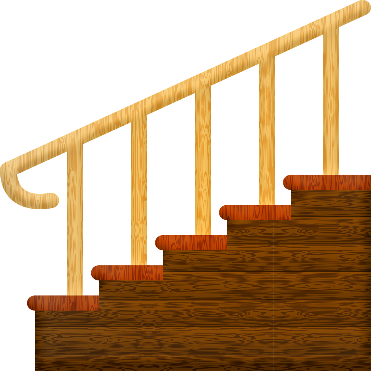 Деревянная лестница Нормандия 12 прямая