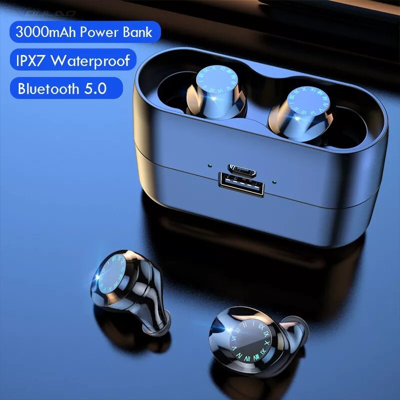 #Aliexpress 801,14 руб.  42%СКИДКА | Беспроводные наушники, 3000 мАч, зарядная коробка IPX7, водонепроницаемые TWS наушники 9D, стерео, беспроводные Bluetooth 5,0 наушники с микрофоном
https://a.aliexpress.ru/_eKtmSt