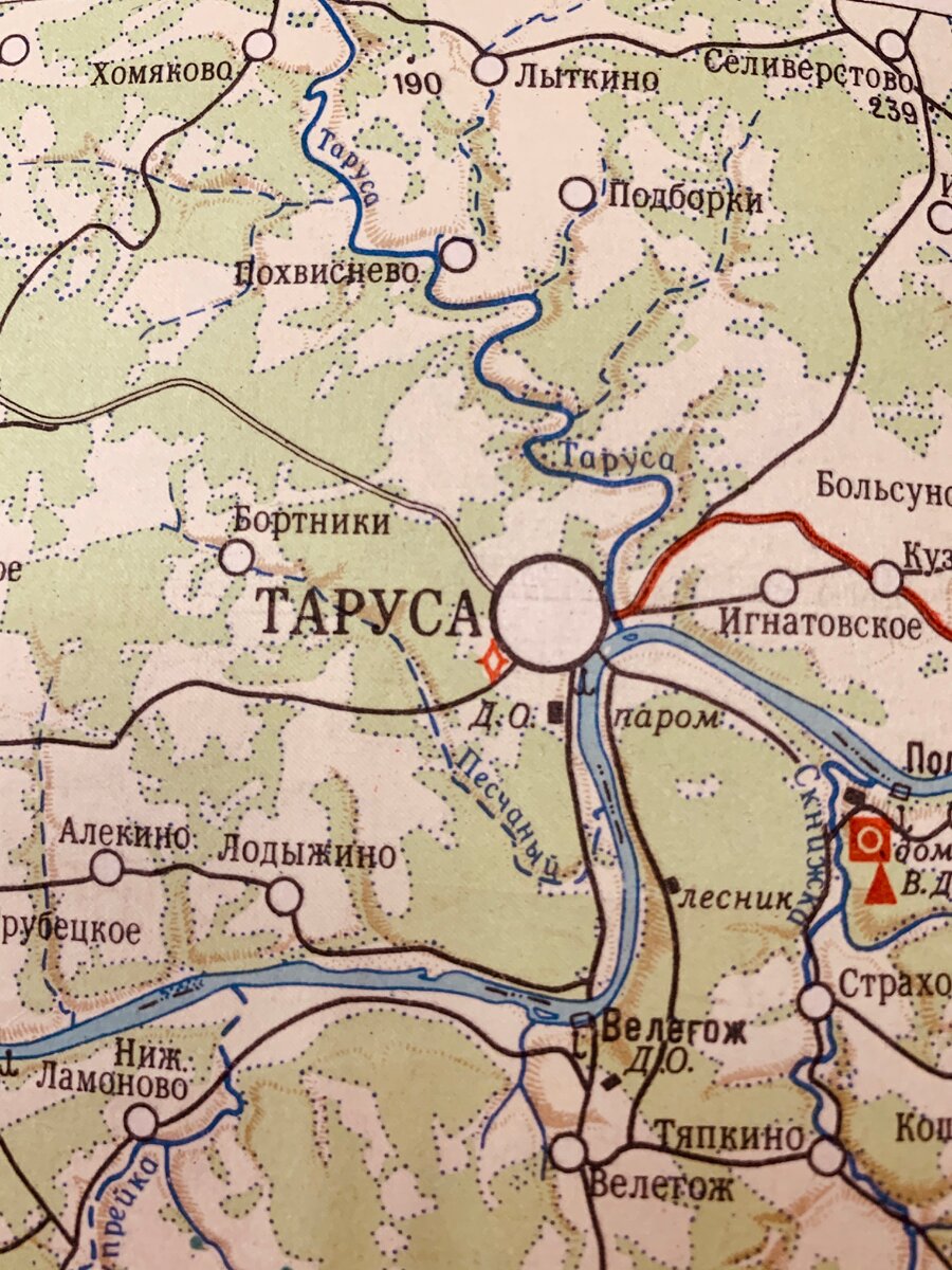 Тарусская 4 карта