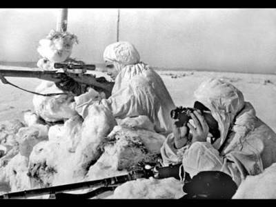 Снайперские группы Полка, в 1942 году отппаляемые на фронт.