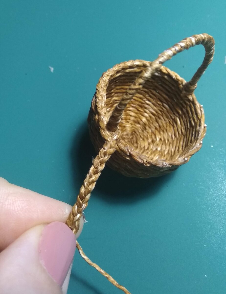 Какими насадками сделать плетение корзинка
