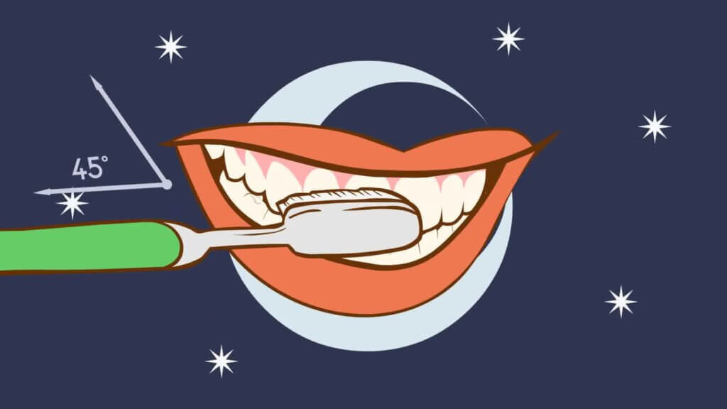  Вечерняя чистка сохраняет здоровье зубов и десен 