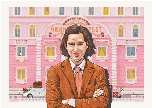   Кадр из фильма "Отель Гранд Будапешт"