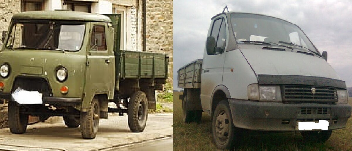 УАЗ и ГАЗель