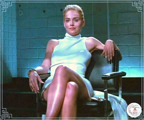 Обворожительная Шэрон Стоун в фильме "Основной инстинкт".