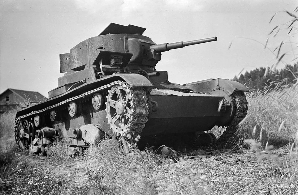 Фотография сделанная немцами в ходе ВОВ.