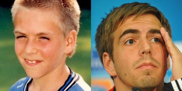 Филипп Лам в детстве.