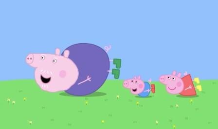 Peppa Pig. Wriggly worms.