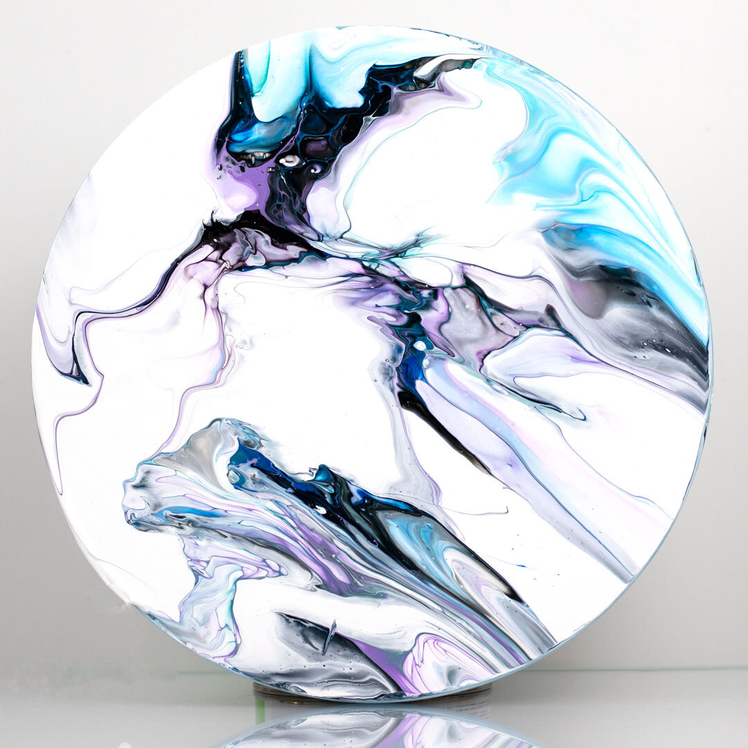 Пример картины из жидкого акрила