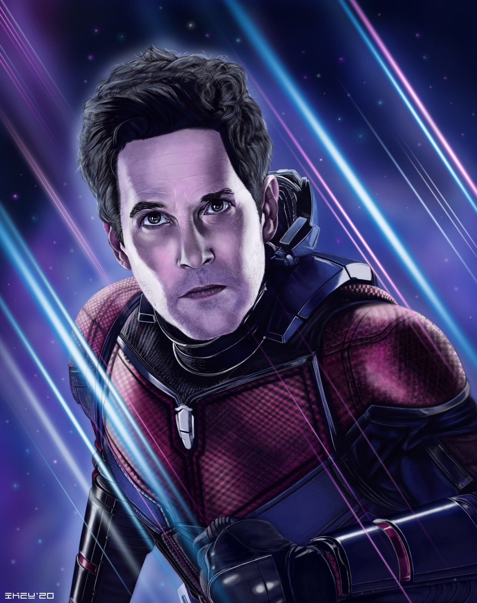 Серия иллюстраций "Мстители: Финал" (2020). Человек-муравей (Ant-Man)
• Программа: Photoshop CC
• Планшет: Wacom Bamboo 