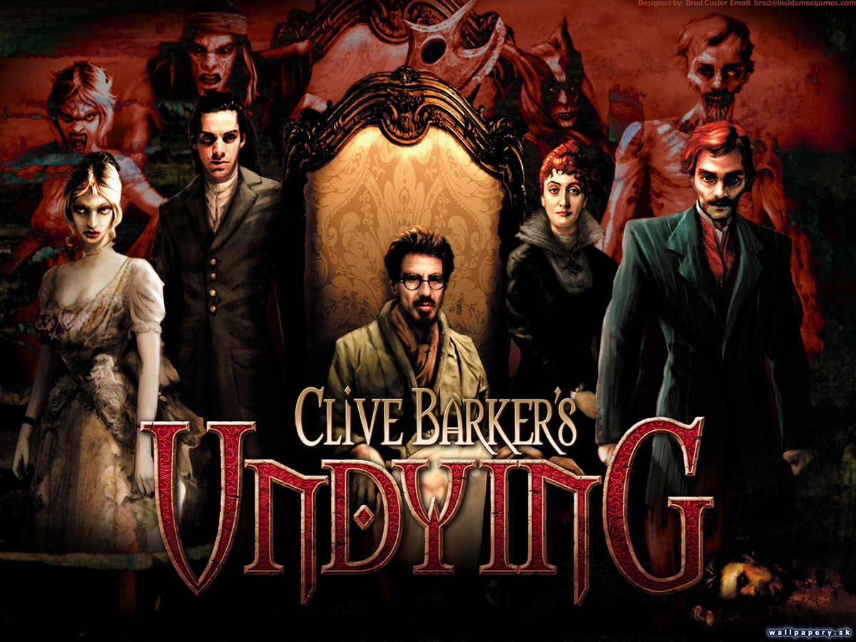 Undying video game. Андаинг Клайва Баркера. Клайв Баркер проклятые.