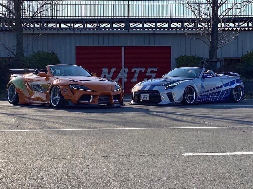 Nissan GT-R R35 и Toyota Supra A90