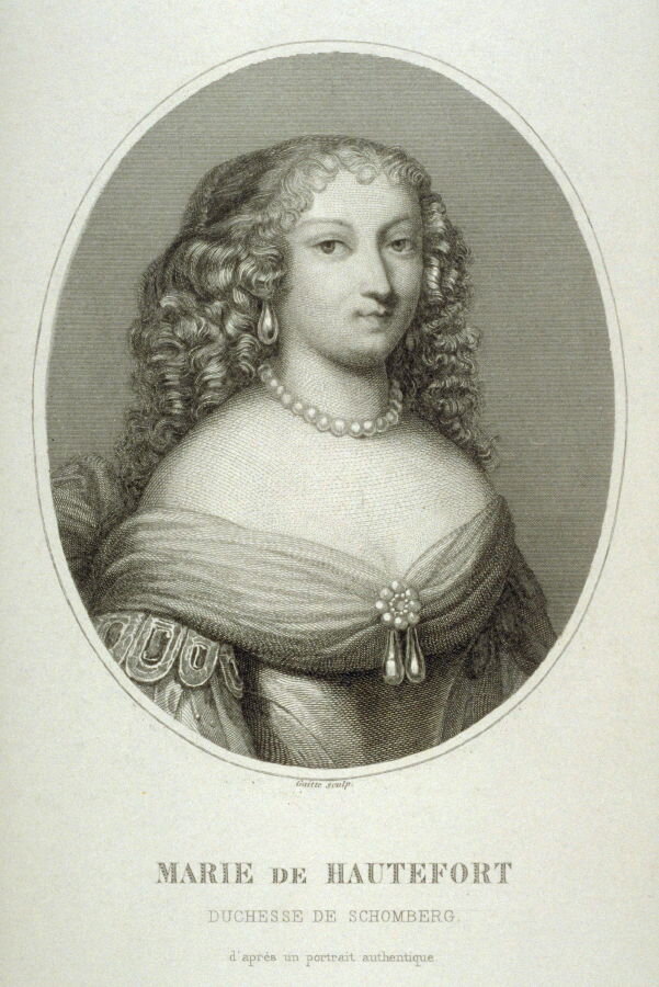 Мария д'Отфор, герцогиня де Шомберг, ок. 1650-х гг. 