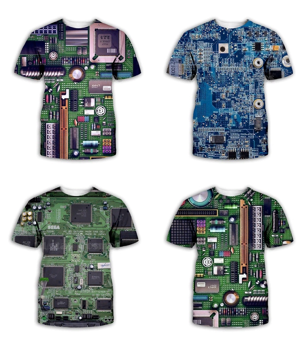 Футболки с 3D-принтом. Фото с Алиэкспресс