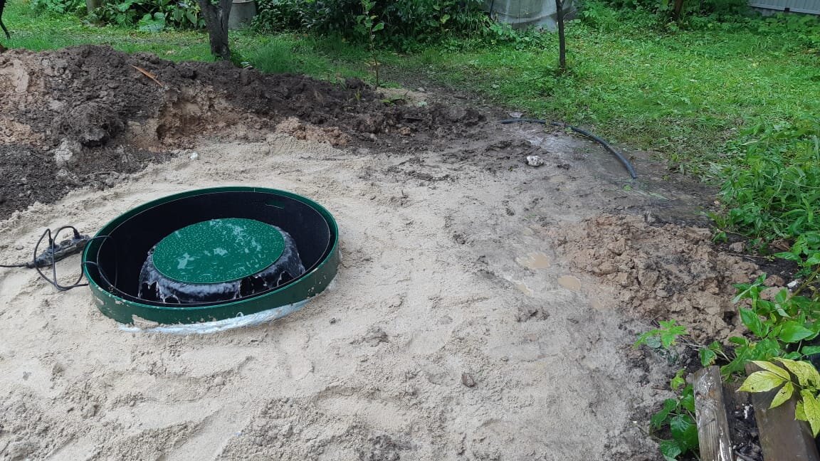 Установленный септик