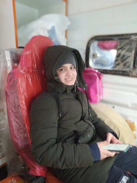 Васька не унывает и улыбается, несмотря на сильную боль и температуру