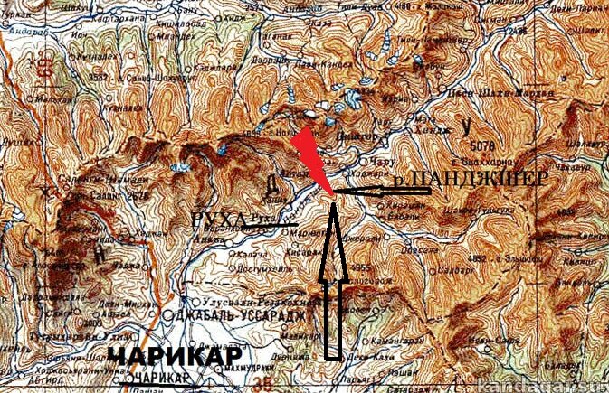 Места ожесточенных боев