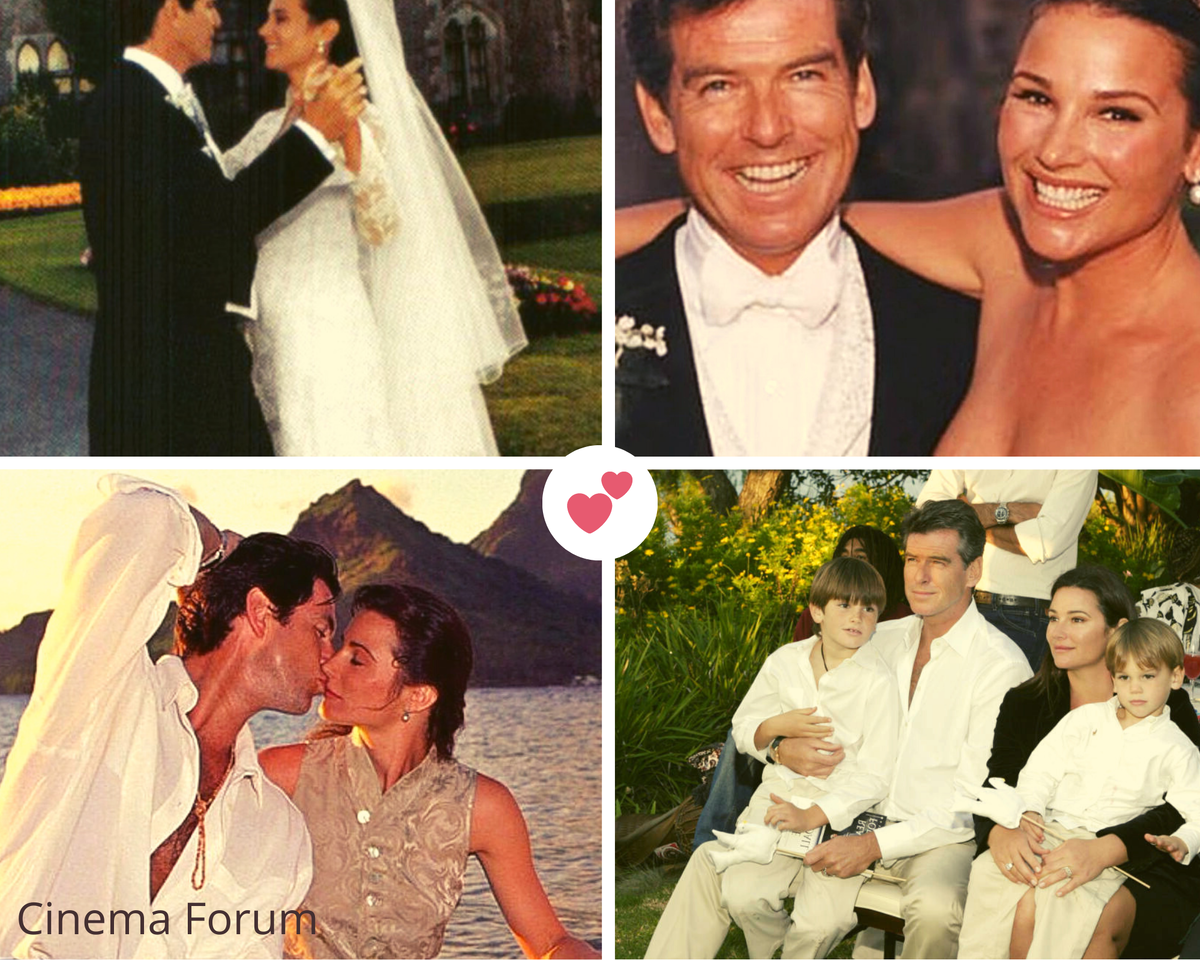 Пирс Броснан со своей второй женой Кили Шей Смит