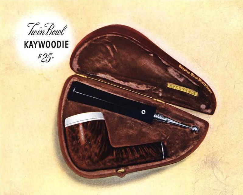 Реклама трубок Kaywoodie, 1942 год