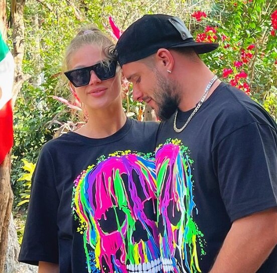 Евгений Ромашов и Настя Бигрина (фото из Telegram)