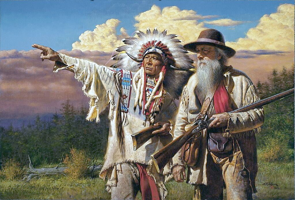 Индеец и ковбой / © Альфредо Родригес