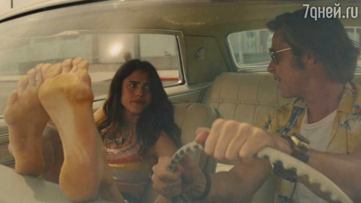 Кадр из фильма "Однажды в Голливуде" Квентина Тарантино - известного футфетишиста 