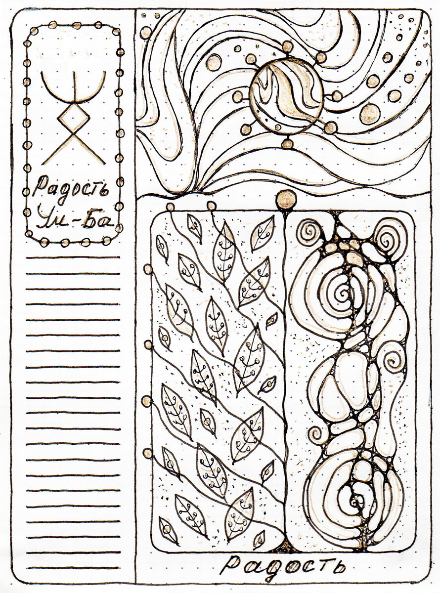 Наиболее часто применяемая Руна при составлении рунных формул (ставов, руноладов), как итог любого проекта, событий, отношений и т. д. Применяется для перехода из тоски, печали, депрессии, подавленного настроения в состояние радости, желания жить наполненной жизнью, творить – применяйте ее чаще!