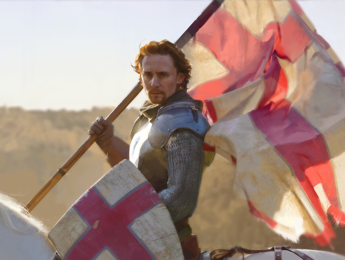 Образ Генриха V в исполнении актера Тома Хиддлстона в сериале  «Пустая корона» / © Weiyao Wang / weiyao.artstation.com