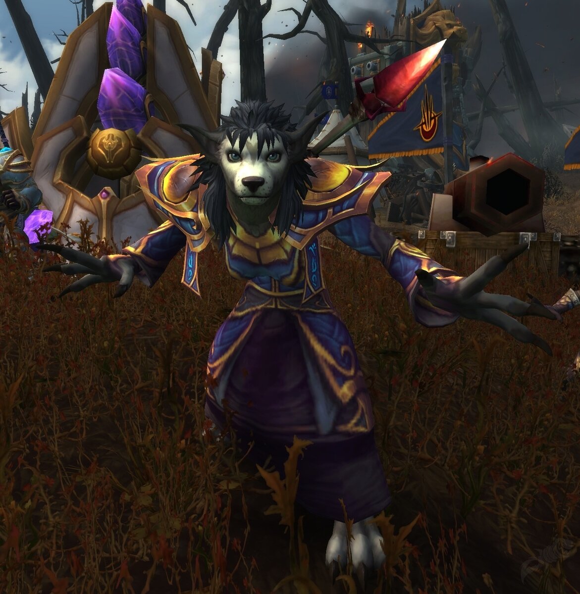 Скриншот из игры, с представителем данной расы