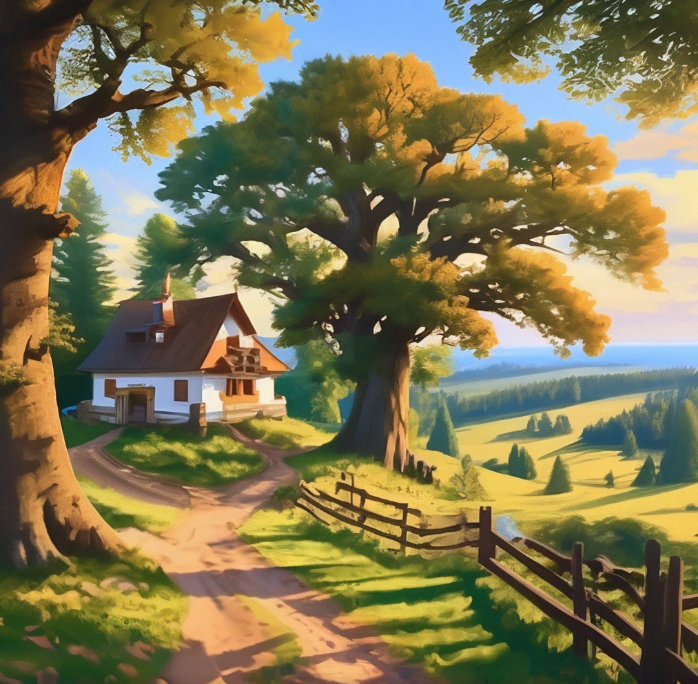 Домик в деревне, из открытых источников