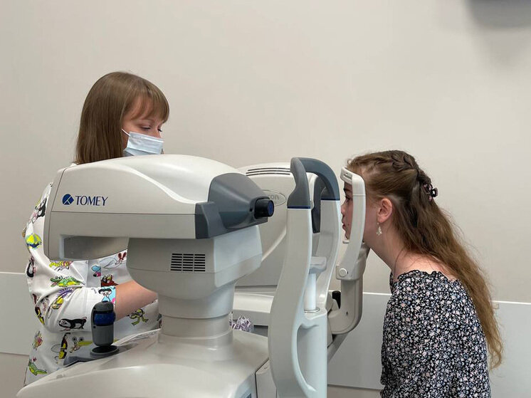     Таисия на приеме у врача. Фото автора