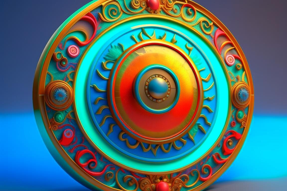 Фантазии ИИ на тему диска 