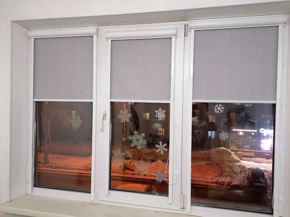 Рулонные кассетные шторы UNI