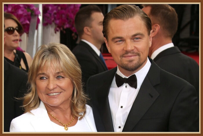 Леонардо ДиКаприо с мамой