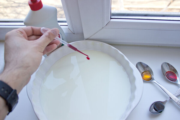 Разведение красителей