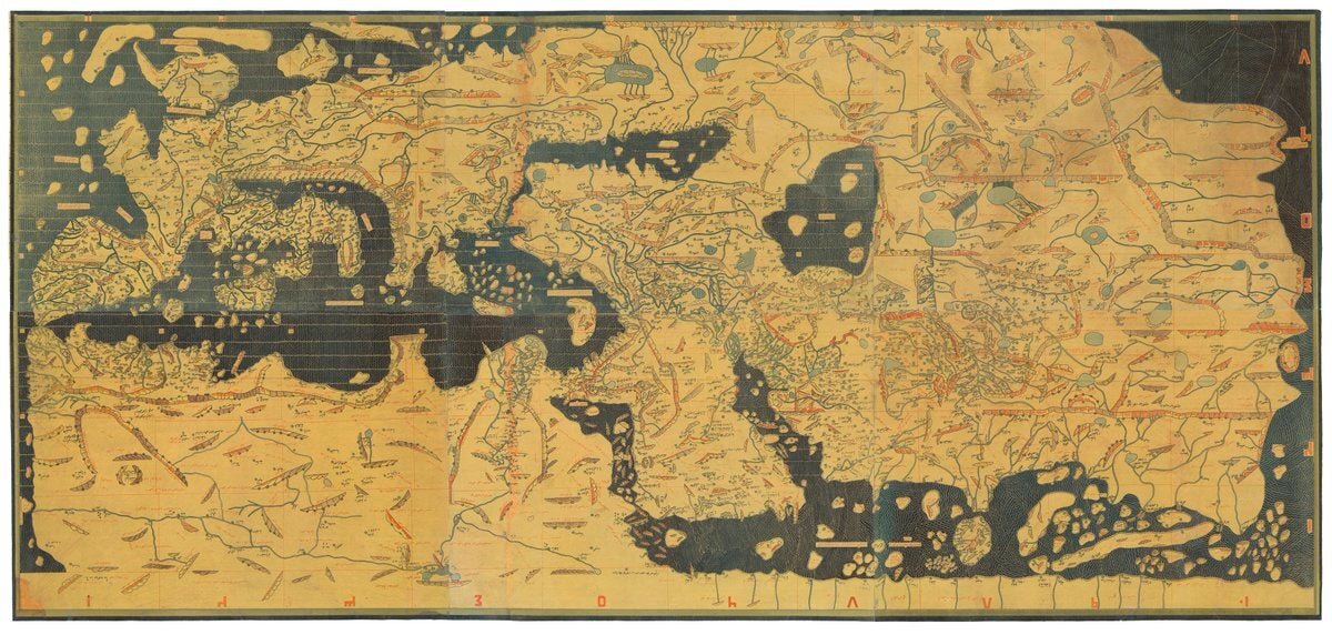 Карта 1154 года