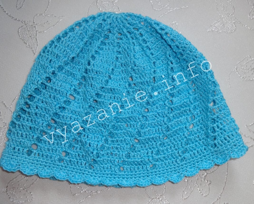 👒 �Панамка для девочки. Вязание крючком 🌺👒 A panama hat for a girl. Crocheting