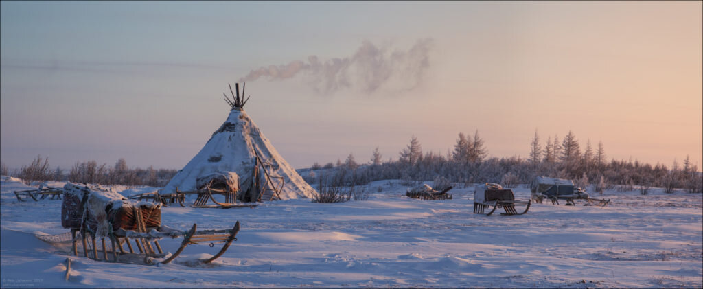 Чум- традиционное жилище оленеводов.