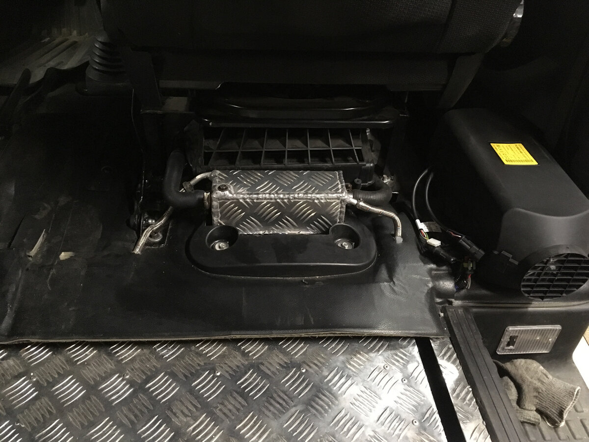 Теплообменник для нагрева воды Андрей сделал опять же своими руками