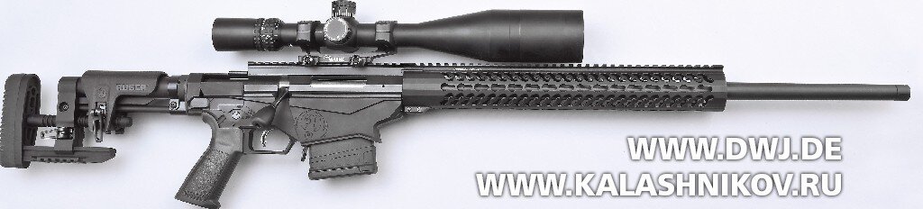 Ruger  (первого поколения) калибра 6,5 mm Creedmoor имеет ствол длиной 24 дюйма (610 мм)